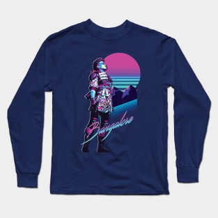 Bangalore, Retro 80s Edition Long Sleeve T-Shirt